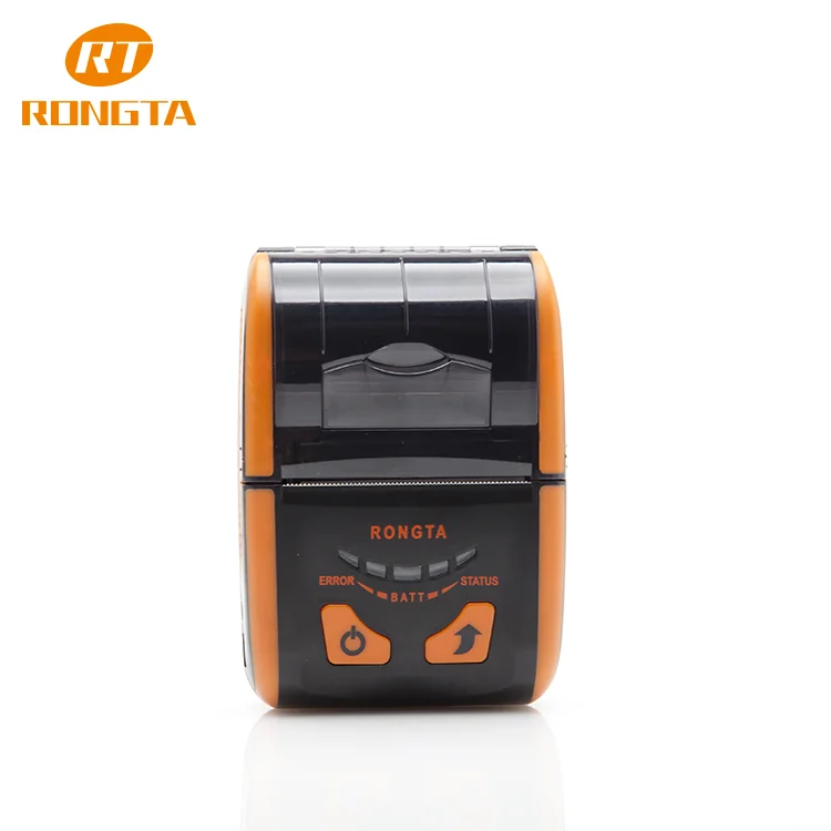 

58mm bluetooth WIFI mobile printer RPP200 Mini portable printer 58mm support Android IOS, Grey and orange