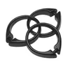 Snap type shower curtain rings hooks for bathroom curtain
