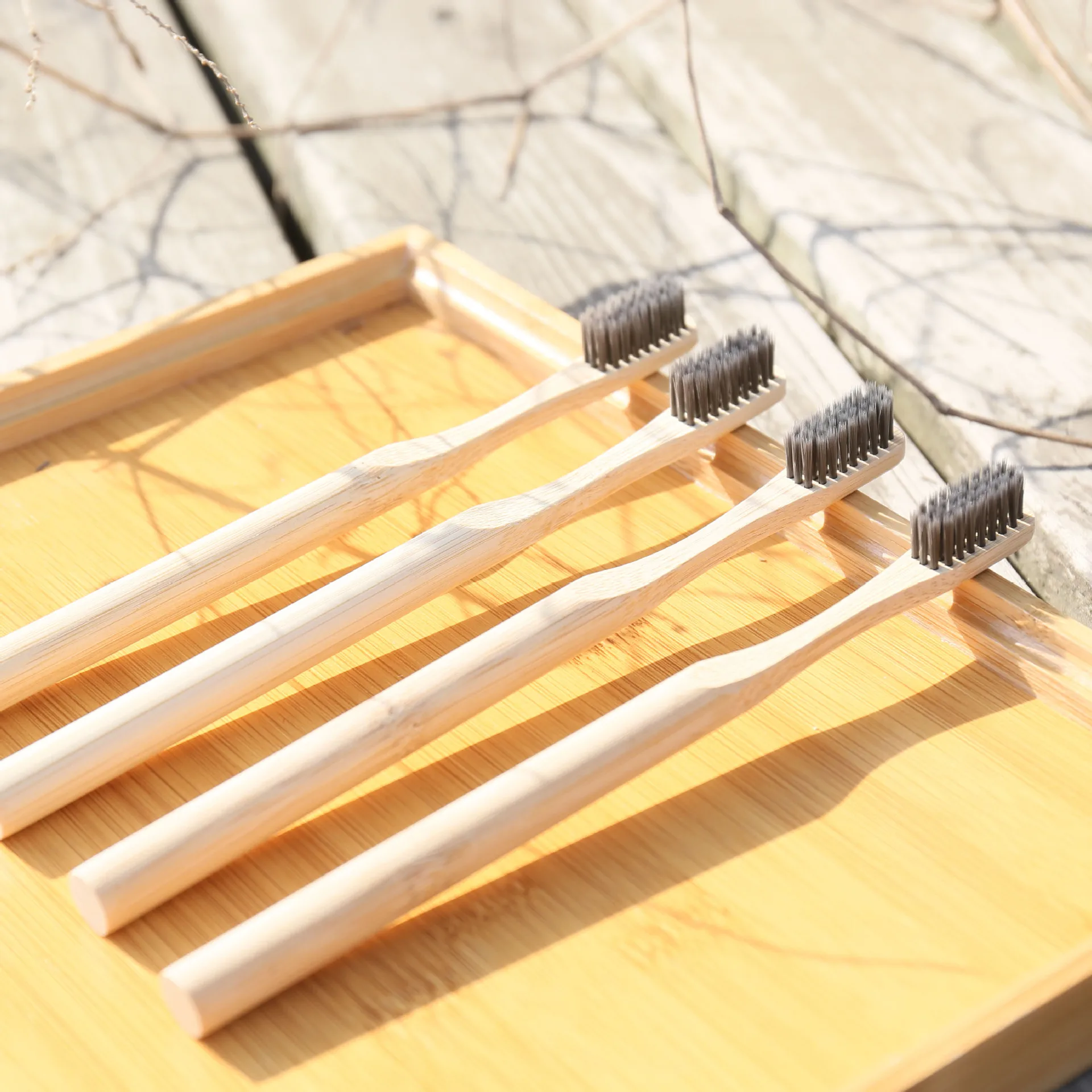 

Bamboo Toothbrush Bamboo Brushes Charcoal Bristles