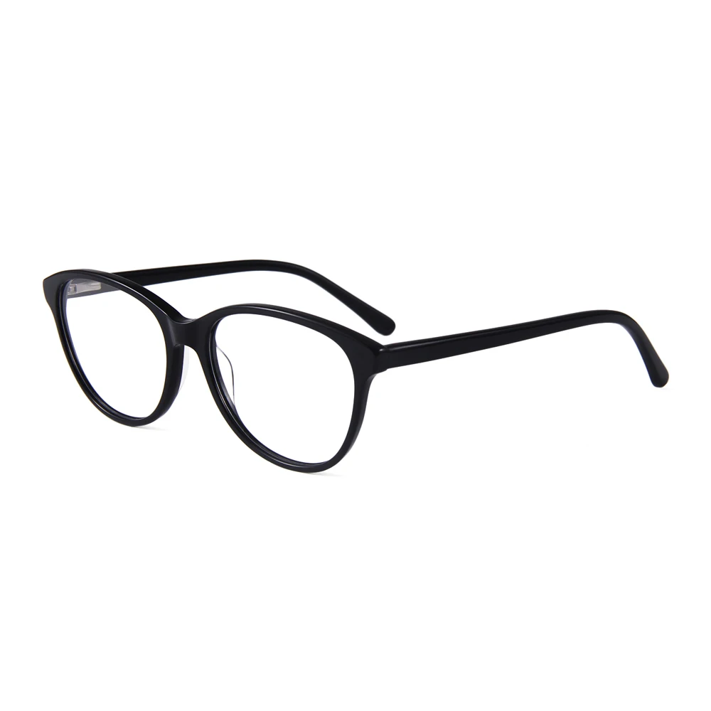 

Black acetate eyeglass frame brand your own small order eyewear optical glass