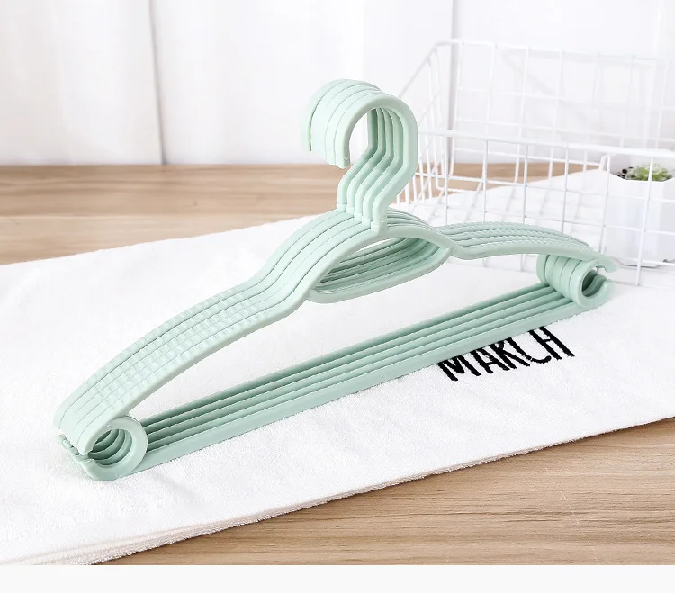 

10pcs/Lot Baby Clothes Hangers Plastic Outdoor Drying Rack for Kids Children Clothing Coat Closet Organizer Garment Suit, As picture