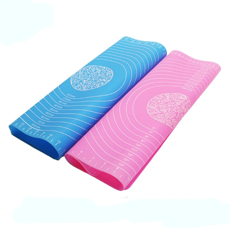 

Reusable FDA Pastry rolling custom silicone baking anti-slip mat with measurements