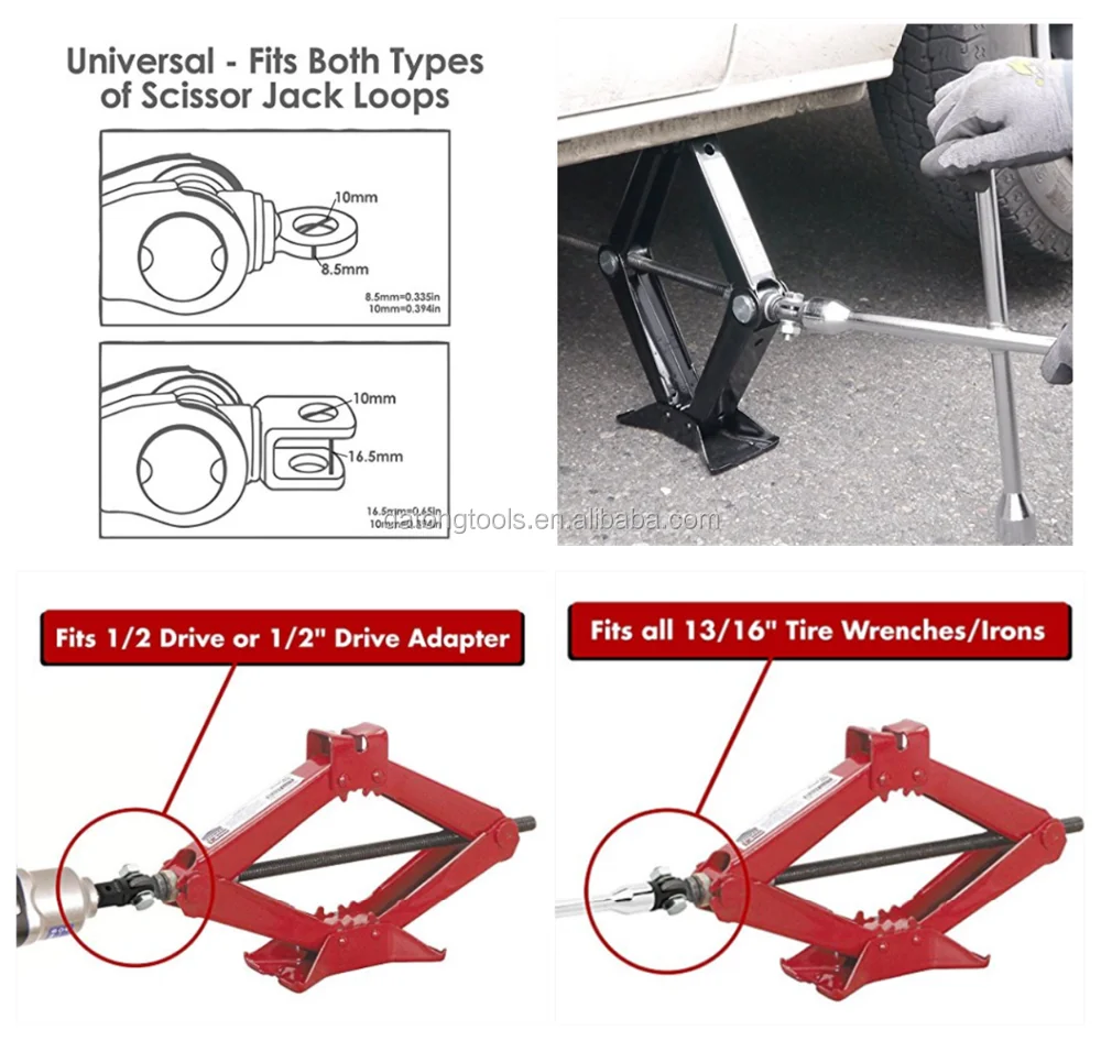 Scissor Jack Adapter Buy Scissor Jack Adapter,1/2'' Scissor Jack Adapter,1/2'' Scissor Jack
