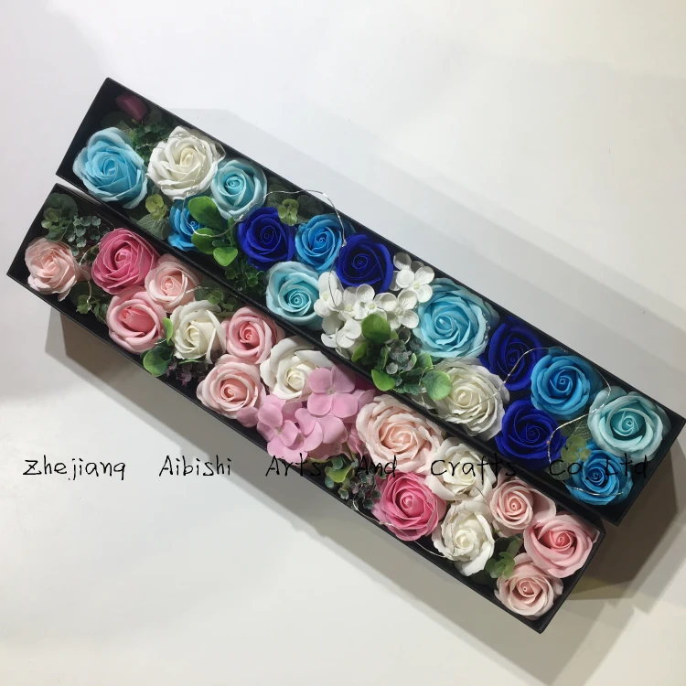 Craft Valentine Graduation Gift Decorative Flowers Colorful Rose