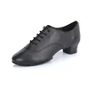 Leather adult Samba fighting soft bottom two points Men Latin Dance Shoes Wholesale