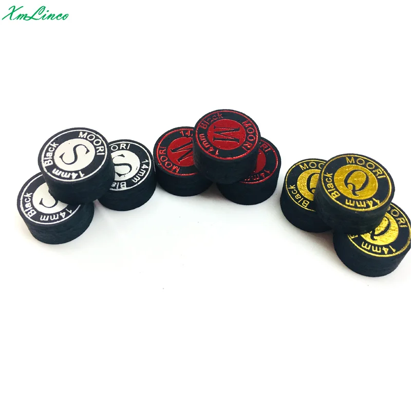 Custom 14mm Black Moori S/m/q Original Quality Billiard Pool Cue Tips