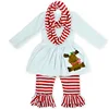 SEV.WEN Baby Outfits Wholesale Boutique Children Fall Cotton Newest Halloween Low Moq Girl Ruffle Sets