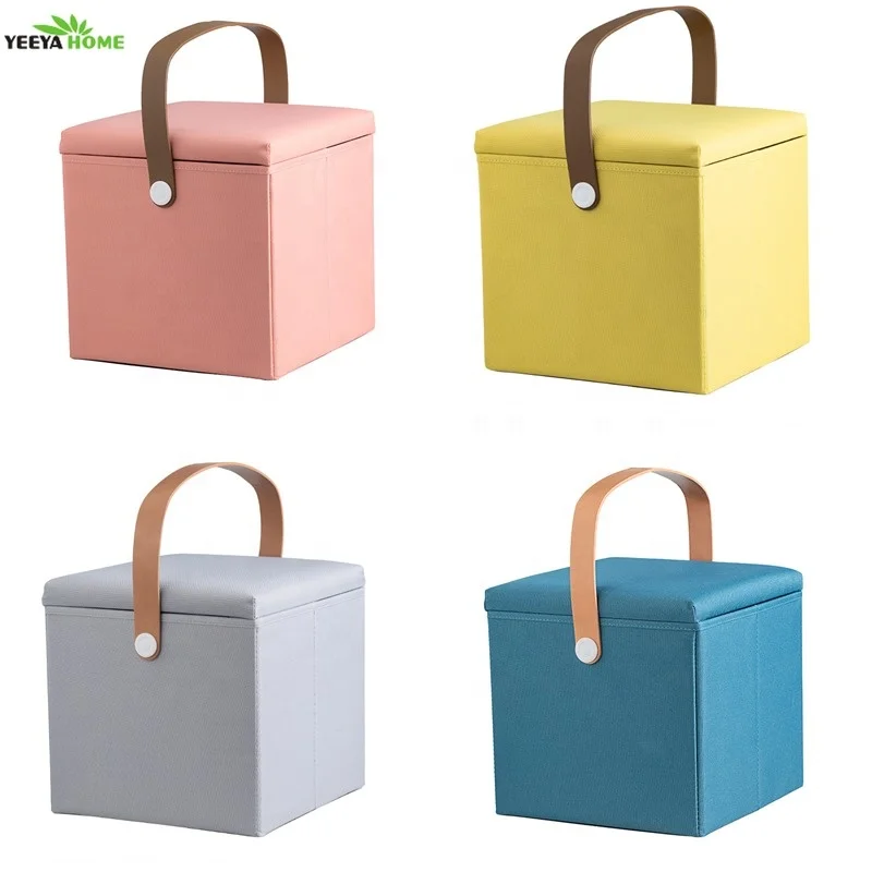 

cheap wholesale fancy multicolor large space 2019 new design foldable storage for kids, Pink /blue /grey /yellow