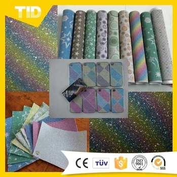 Metalized Pvc Reflective Glitter Sheet Paper Reflective Sparkling
