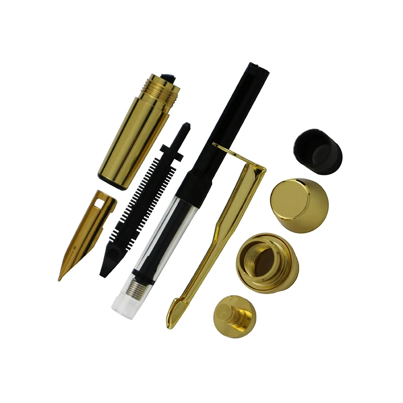 Rellenador kit huracán en Gun Metal pen kit torneados estilográficas pen Blank 