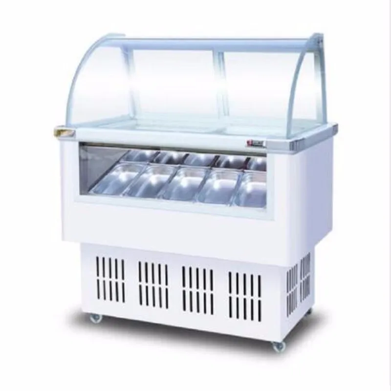 Ice Cream Freezer Commercial Popsicle Freezer Defogging Ice Cream