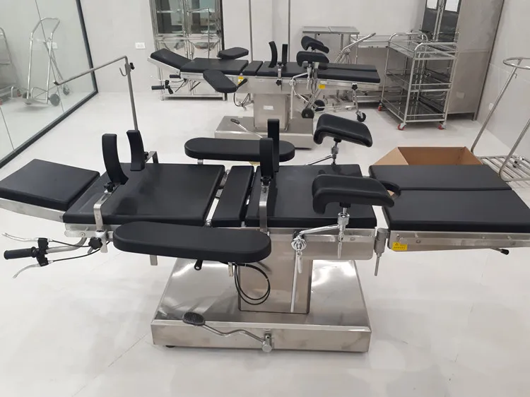 Stainless steel hydraulic berchtold surgical tables in hospital manual operating table