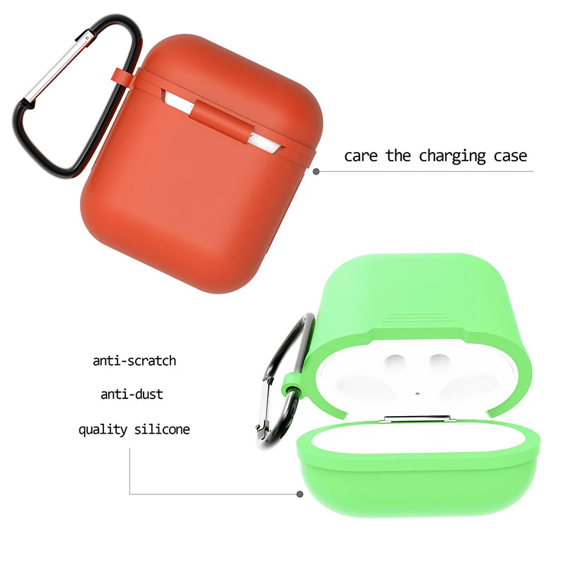 Aaa Quality Keychain Easy Carrying Earphone Case,Silicone Earphone