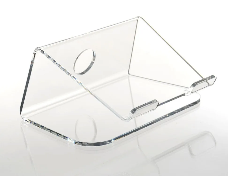 Sturdy Platform Clear Laptop Acrylic Laptop Stand Plastic Lucite