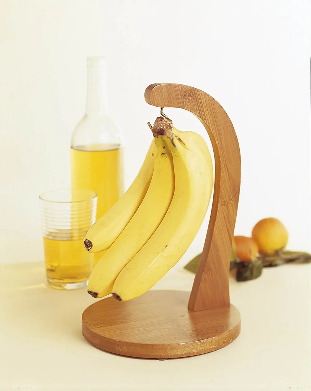 Bamboo Banana Wood Hanger Stand Holder Keep Your Bananas Fresh Even