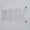 Wall Mount Perspex Acrylic Multi Photo Picture Frame Acrylic Certificate Sign Holder 4x9x7