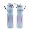 MLB baseball shaped water bottle ice cubes cooling spray mist water bottle for outdoor sport 590ml EBB005