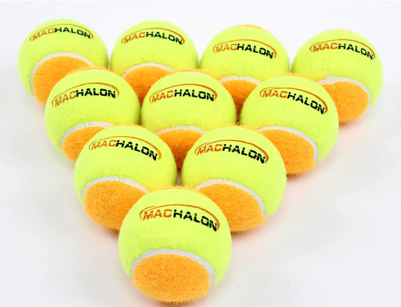 Soft Pressurized Tennis Ball 50 Slower Stage 2 Polyester Orange Training Balls Itf Approved