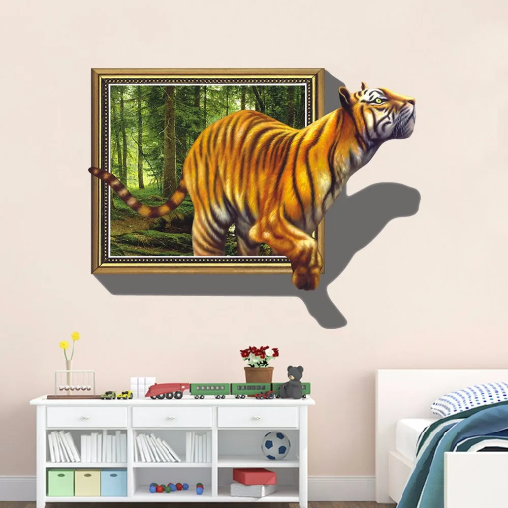 Wallpaper Gambar Harimau 3d Kampung Wallpaper