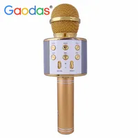 

Wireless Karaoke Microphone for Kids with BT Speaker,USB-Stick Player, Portable Karaoke Machine