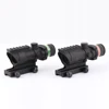 SPINA Tactical Style 4x32 Rifle Scope Red and Green dot Optical Fiber 20mm Rail Rifle Dot Sight Scope
