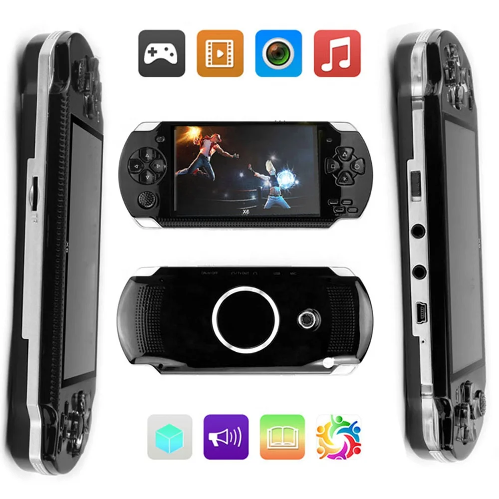 Psp Camera Ebook Game Machine 4.3 Inch Screen 124 Bit Video Game