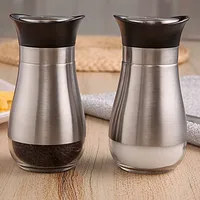 

120ml seasoning container salt and pepper holder Salt and Pepper Shaker set