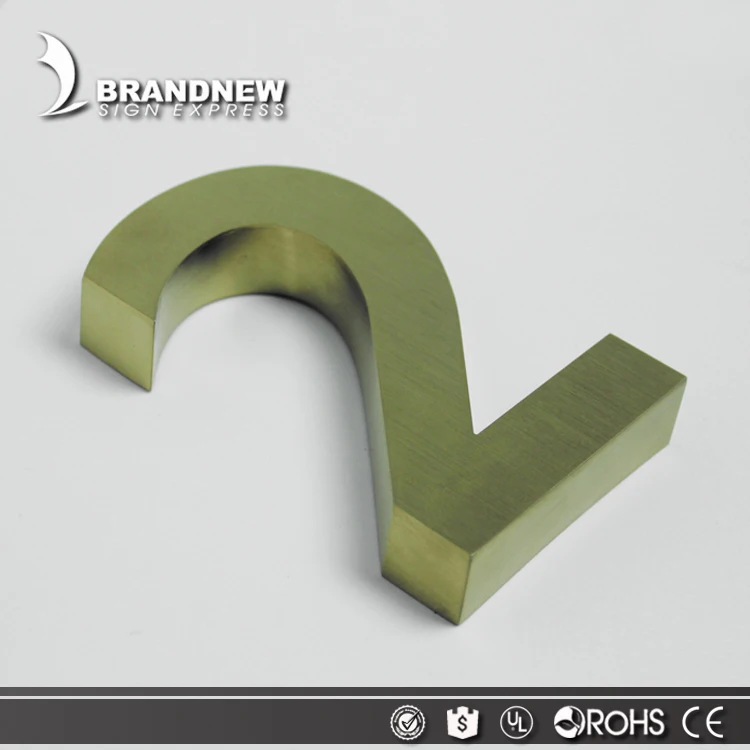 engraving metal letters