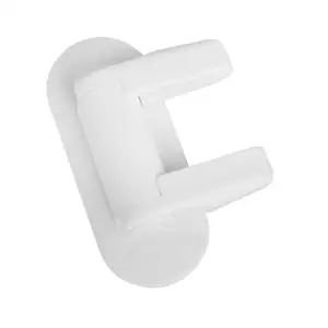 Image of Plastic Kids Safety Door Lever Lock Protection Doors Handles Security Latch Locking Compatible with Standard Door Lever Handles