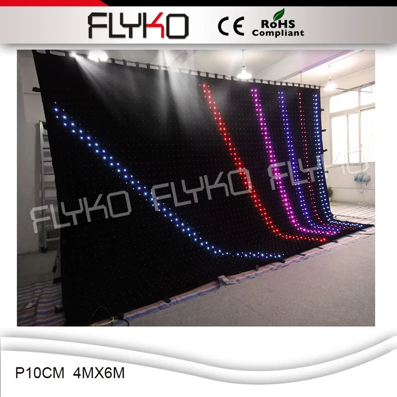 

LED video backstage led curtain,used stage curtains, Rgb 3in 1