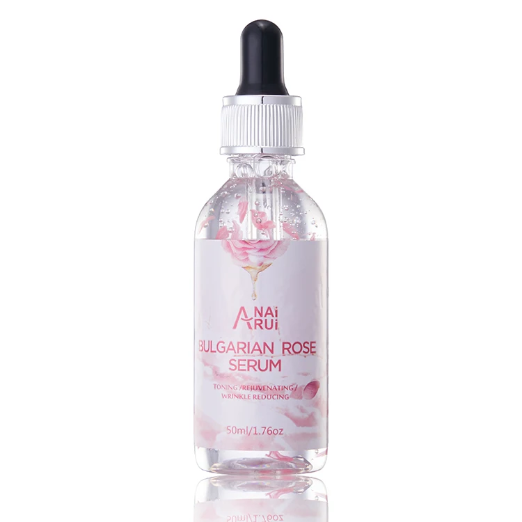 

The Best Quality Facial Organic Bulgarian Rose Whitening Serum Face Hyaluronic Acid Anti Redness Face Serum For Sale, N/a