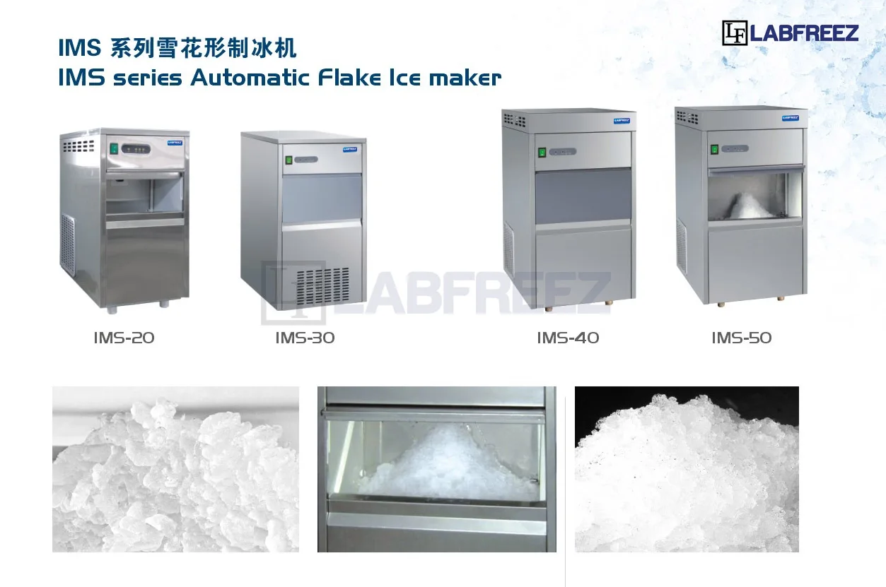 20kg 500kg/day Laboratory Flake Ice Maker,Granulator Snow Ice Making