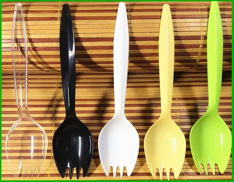 Colorful Disposable Plastic Spoon And Fork Buy Disposable Plastic
