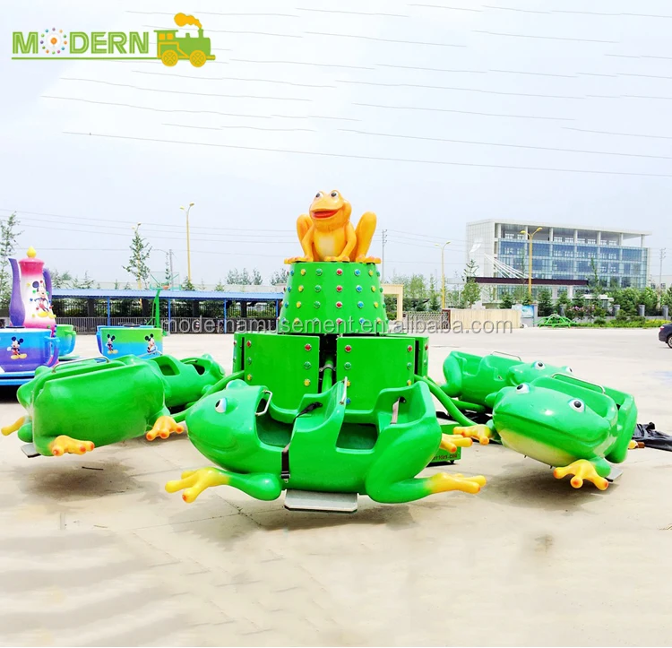 Modern newest outdoor christmas family rides 3.6m height Frog Jumping