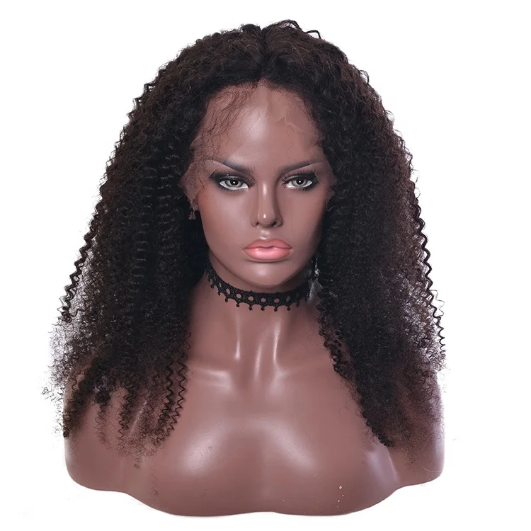 

Yvonne Kinky Curly Human Hair Full Lace Wigs For Black Women