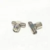 TNC Male Plug to 2*TNC female jack T Type splitter RF Coax Adapter convertor straight Nickelplated