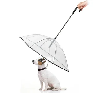 Image of Dog Pet Umbrella for Small Dogs, Pet Umbrella With Leash Holder
