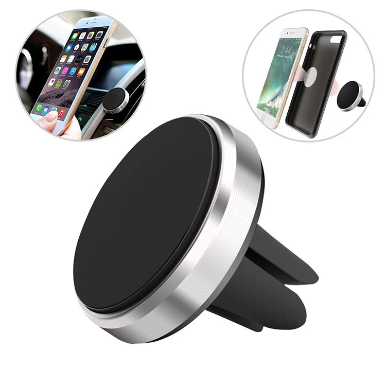 

Mobile Accessories Wholesale Aluminum Universal Smartphone Car Air Vent Mount Holder For Iphone 8 Plus