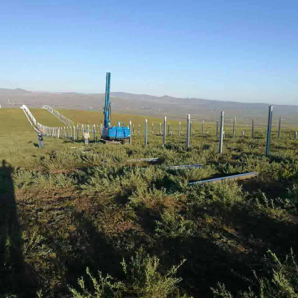 Vibrating presspostpile driver piling machine for pile driver