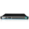 HUI 24 port 10/100/1000M&10G industrial fiber switch support dual power supply o-ring aggregation VLAN SNMP IPv6