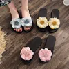 New Model Women Flower Female Summer Non-slip Flip-flops Soft Bottom Wear Holiday Beach Sandals Slippers