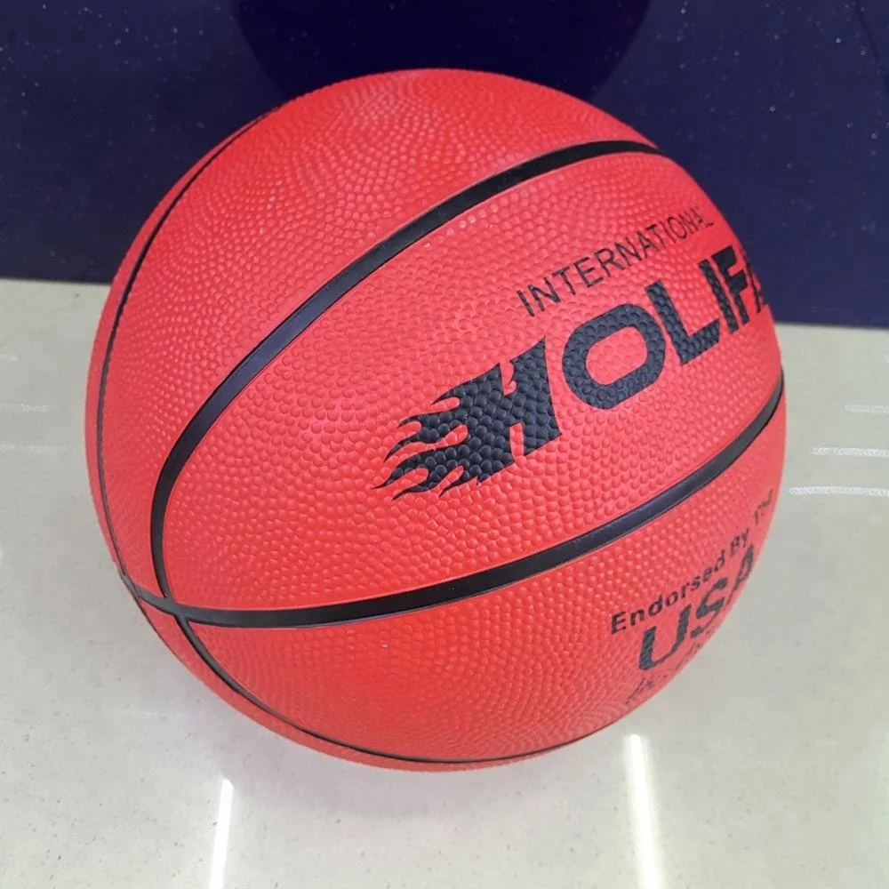 Factory Wholesale Cheap Size 5 Red Color Bulk Basket Ball In Stock