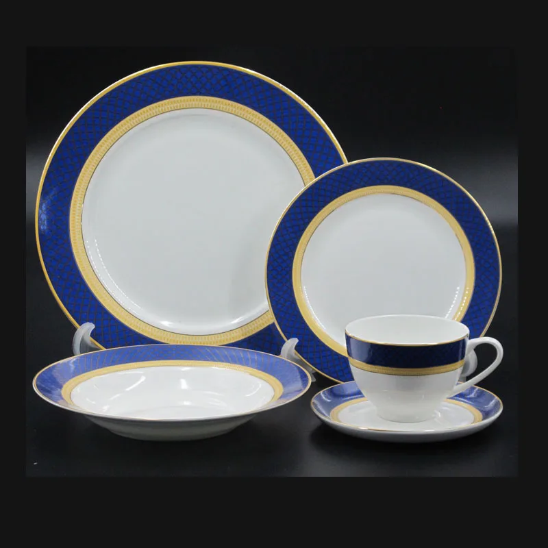 Dubai Bulk Porcelain Dinner Set Tableware Bone China Dinnerware Set