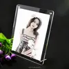 China supplier clear acrylic naked girls photo frame with stainless steel