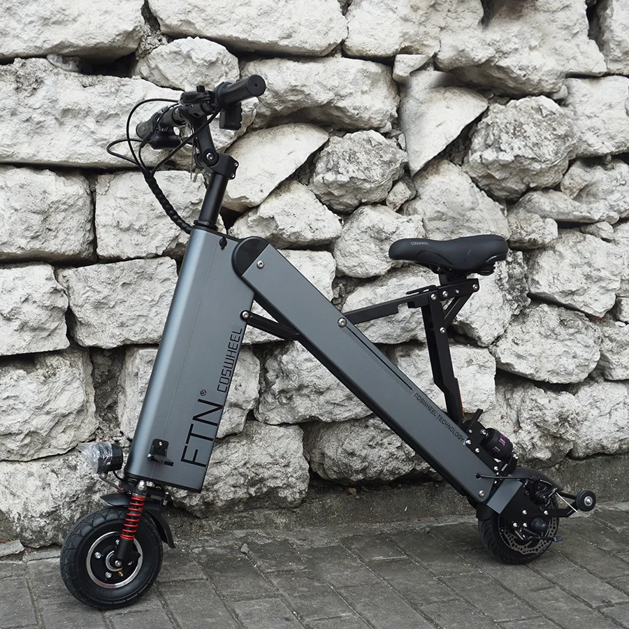 

2019 8inch foldable ebike 36v 350w ebike electric Bike foldable e bike high-quality low price, Grey