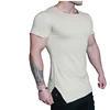 2019 Latest mens blank tall wholesale 100 combed cotton gym t shirts
