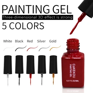 CoKEKOU Link Nail Polish 5 color choice 6ml 3D Effect Natural Resin  Nail Art For Wholesale & OEM & ODM We Keep Moving Forward