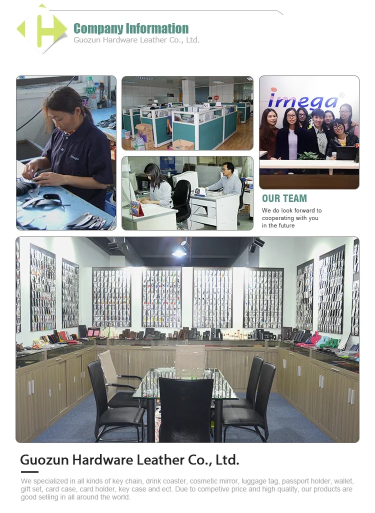 Factory supply genuine leather PU plastic metal acrylic magnetic business visiting custom leather name card holder