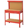 Small Size Metal Drawer Workbench Useful Industrial Tools Folding Work Tables