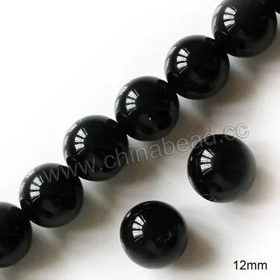 11.00 Cts 35 Pcs Natural Black Onyx Round Cab Lot Loose Gemstone Size 4 MM C2108 